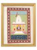ANTIQUE MINIATURE INDIAN MUGHAL PAINTING OF KALI PIC-0