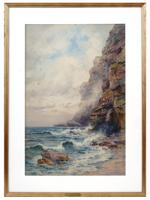 SEASCAPE WATERCOLOR PAINTING BY WILLIAM RICHARDS