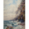 SEASCAPE WATERCOLOR PAINTING BY WILLIAM RICHARDS PIC-1