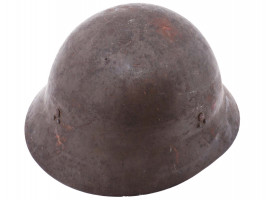 WWII JAPANESE ARMY STEEL HELMET WITH COTTON LINER