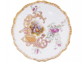 ANTIQUE LIMOGES AK CD FRANCE PORCELAIN PLATE