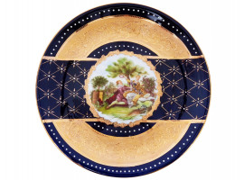 FRENCH LF LIMOGES PRC FRAGONARD PORCELAIN PLATE