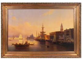 RUSSIAN OIL PAINTING VENICE AFTER IVAN AIVAZOVSKY