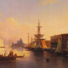 RUSSIAN OIL PAINTING VENICE AFTER IVAN AIVAZOVSKY PIC-1