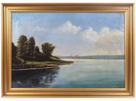 RUSSIAN ATTR TO VASIL VERESHCHAGIN OIL PAINTING