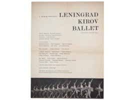 1961 NEW YORK LENINGRAD KIROV BALLET SHOW PROGRAM