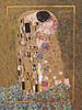 VINTAGE GERMAN KISS GUSTAV KLIMT PORCELAIN PLAQUE PIC-1