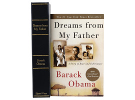 DREAMS FROM MY FATHER BOOK SIGNED BY BARACK OBAMA