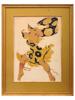 RUSSIAN COSTUME DESIGN SILKSCREEN BY LEON BAKST PIC-0