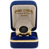 ANTIQUE 14K GOLD INTAGLIO RING WITH GEMSTONES IOB PIC-1