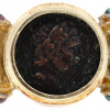 ANTIQUE 14K GOLD INTAGLIO RING WITH GEMSTONES IOB PIC-2