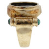 ANTIQUE 14K GOLD INTAGLIO RING WITH GEMSTONES IOB PIC-4