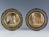 ANTIQUE FRENCH SEVRES PORCELAIN CABINET PLATES PIC-0