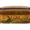 ANTIQUE PERSIAN QAJAR LACQUER BOX WITH ANIMALS PIC-1