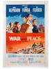 1956 WAR AND PEACE MOVIE POSTER W AUDREY HEPBURN PIC-0