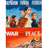 1956 WAR AND PEACE MOVIE POSTER W AUDREY HEPBURN PIC-1