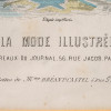 ANTIQUE FRENCH LA MODE ILLUSTREE FASHION PRINTS PIC-6