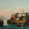 VIEW OF ISTANBUL OIL PAINTING AFTER THOMAS ALLOM PIC-1