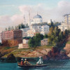 VIEW OF ISTANBUL OIL PAINTING AFTER THOMAS ALLOM PIC-2