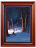 AMERICAN SNOW LANDSCAPE PAINTING GULBRAND SETHER PIC-0