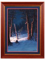 AMERICAN SNOW LANDSCAPE PAINTING GULBRAND SETHER