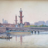 RUSSIAN WATERCOLOR PAINTING BY FEDOR V. BELOUSOV PIC-3