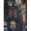 ITALIAN CITYSCAPE OIL ON COPPER PAINTINGS SIGNED PIC-1