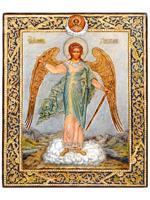 ANTIQUE RUSSIAN ORTHODOX ICON OF GUARDIAN ANGEL