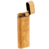 CARTIER LE MUST BRUSHED GOLD PLATE POCKET LIGHTER PIC-1