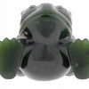 RUSSIAN FABERGE CARVED JADE DIAMOND FROG FIGURINE PIC-5