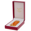 CARTIER LE MUST ORANGE LACQUER POCKET LIGHTER IOB PIC-1