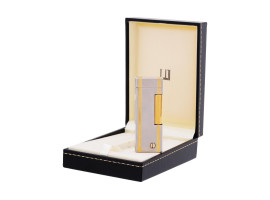 DUNHILL 18K GOLD BICOLAR ROLLAGAS LIGHTER IOB