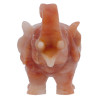 RUSSIAN FABERGE HAND CARVED AGATE ELEPHANT FIGURE PIC-3