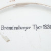 ANTIQUE KPM PORCELAIN CHARGER BRANDENBURGER TOR PIC-3