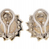 18K WHITE GOLD, PEARL AND DIAMONDS EARRINGS PIC-3