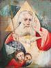 ANTIQUE RUSSIAN ORTHODOX ICON OF GOD THE FATHER PIC-1