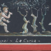 VINTAGE ITALIAN PAINTING GAME OF PUTTI BY FRANCIONE PIC-1