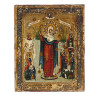 19TH C RUSSIAN ORTHODOX JOY TO ALL THEOTOKOS ICON PIC-0