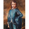 ENGLISH BLUE BOY PAINTING AFTER TH. GAINSBOROUGH PIC-1