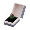 RUSSIAN JADE AND GOLD EGG PENDANT WITH DIAMONDS PIC-1