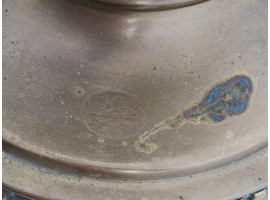 ANTIQUE RUSSIAN COPPER SAMOVAR WITH A TRAY