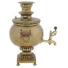 ANTIQUE RUSSIAN COPPER SAMOVAR WITH A TRAY PIC-3