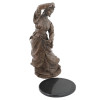 LARGE BRONZE SCULPTURE OF A DANCING WOMAN SIGNED PIC-5