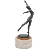 VINTAGE BRONZE FEMALE BALLET DANCER SCULPTURE PIC-5