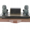 VINTAGE MAITLAND SMITH EGYPTIAN INKWELL DESK SET PIC-2