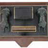 VINTAGE MAITLAND SMITH EGYPTIAN INKWELL DESK SET PIC-5