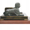 VINTAGE MAITLAND SMITH EGYPTIAN INKWELL DESK SET PIC-3