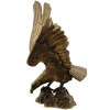 VINTAGE GILT BRONZE SCULPTURE OF AMERICAN EAGLE PIC-3