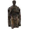 ANTIQUE GRAND TOUR ST. PETER ENTHRONED BRONZE PIC-2