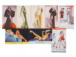 AMERICAN HOLLYWOOD STUDIO NUDE PHOTOS POST CARDS